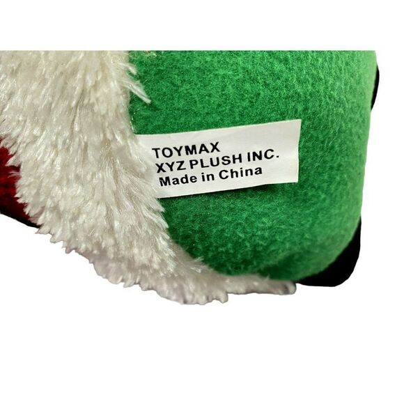 Toymax Roly Poly Plush Santa Christmas Decoration Faux Fur Beard Squishy - Picture 6 of 6